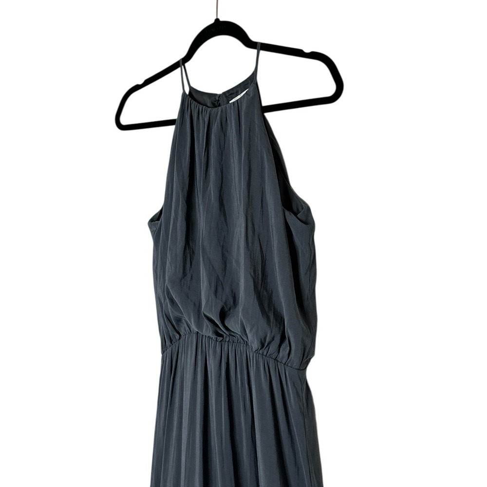 H&M Conscious Maxi Dress Women Size 6 Gray Formal Wedding Elegant Sleeveless - Picture 11 of 11